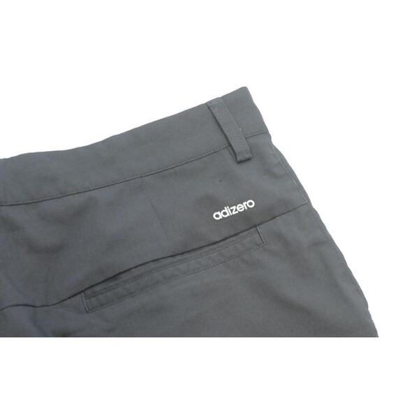 Adidas Golf Shorts Performance AdiZero Black Flat Athletic 11" INS Mens Sz 30 - Picture 5 of 5